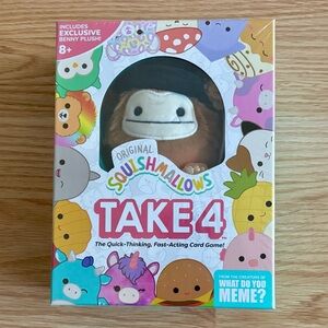 Squishmallows Take 4 Game with Exclusive Benny Plush